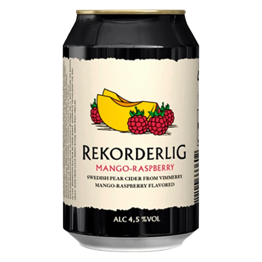 Rekorderling Mango-Raspberry Cider 0,33l